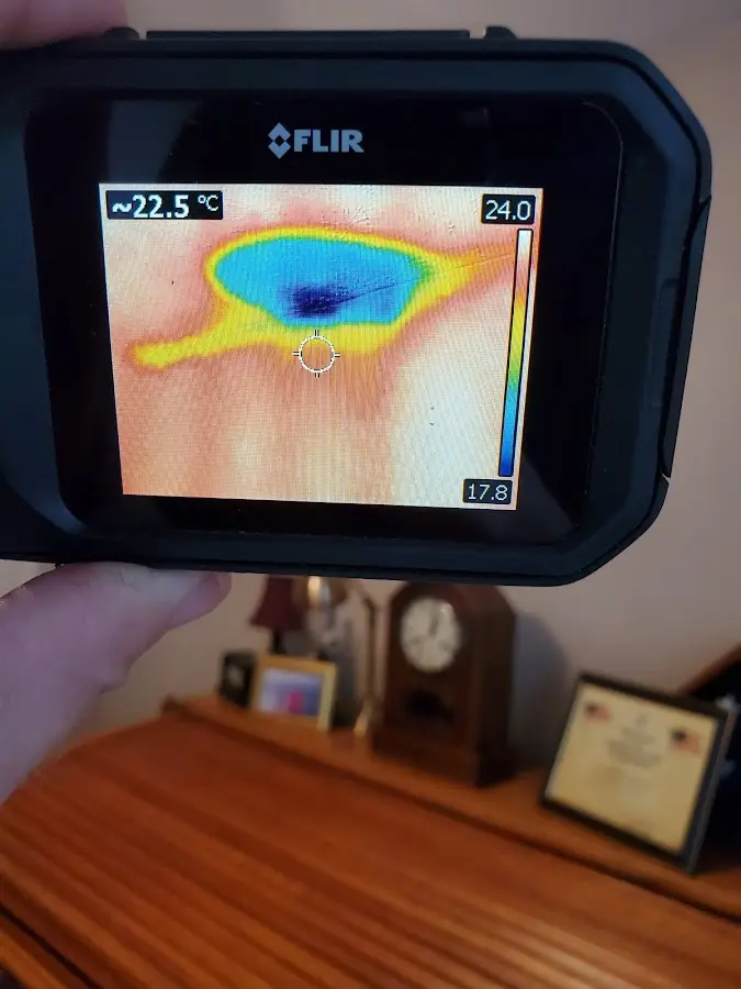Thermal imaging inspection for water damage in Ives Estates